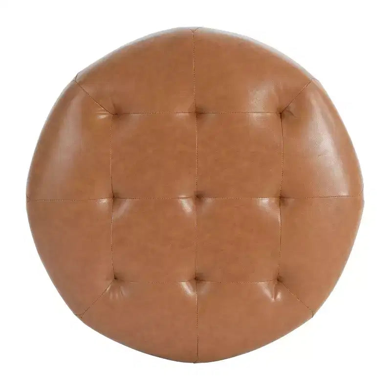 Christopher Knight Home Furina Ottoman rond capitonné moderne rembourré