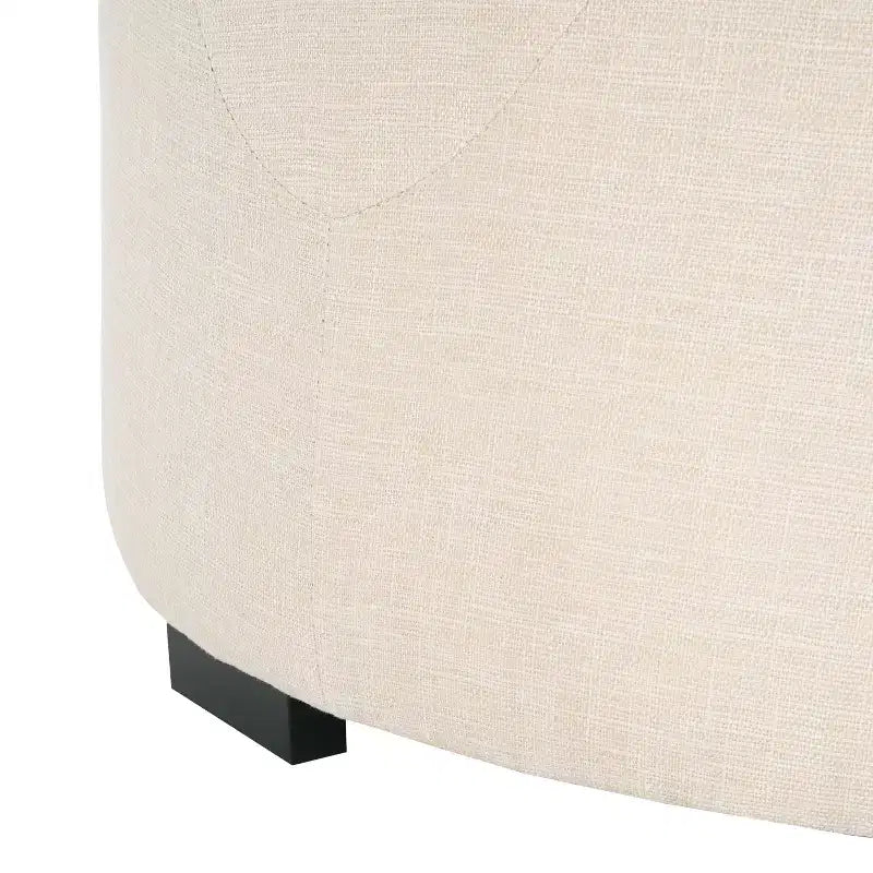 Christopher Knight Home Furina Ottoman rond capitonné moderne rembourré