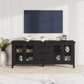 Modern TV Stand for TVs up to 70, 63 Long Entertainment Center with Glass Door & 3 Drawer, Wooden TV Console Table for Living Room Bedroom
