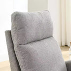 Fauteuil à bascule Accent de 27,6 W, fauteuil avec dossier haut et 2 poches latérales, fauteuil à bascule pour chambre d'enfant - ModernLuxe