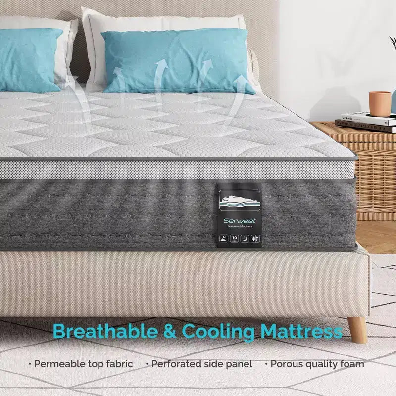 Matelas 5 zones Serweet 14 pouces