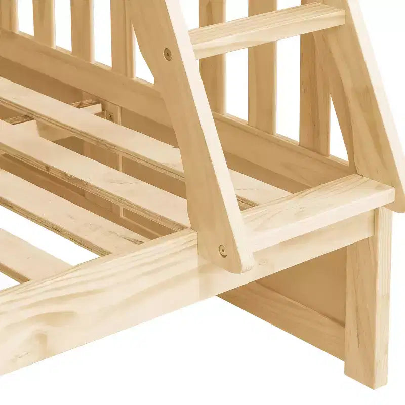 Lit superposé Bradley GDFStudio en bois moderne, double/double, avec tiroirs de rangement