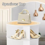 Karl Home Meuble à Chaussures WPC Rotatif à 360° à 7 Niveaux, Hauteur 72,4 po
