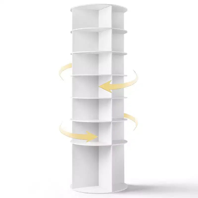 Karl Home Meuble à Chaussures WPC Rotatif à 360° à 7 Niveaux, Hauteur 72,4 po