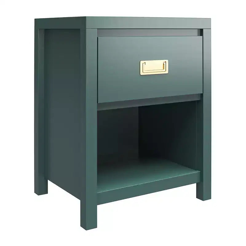 Avec son design épuré et moderne, cette table de chevet Haven à 1 tiroir offre un rangement pratique et une structure robuste, ce qui la rend idéale pour l'organisation.