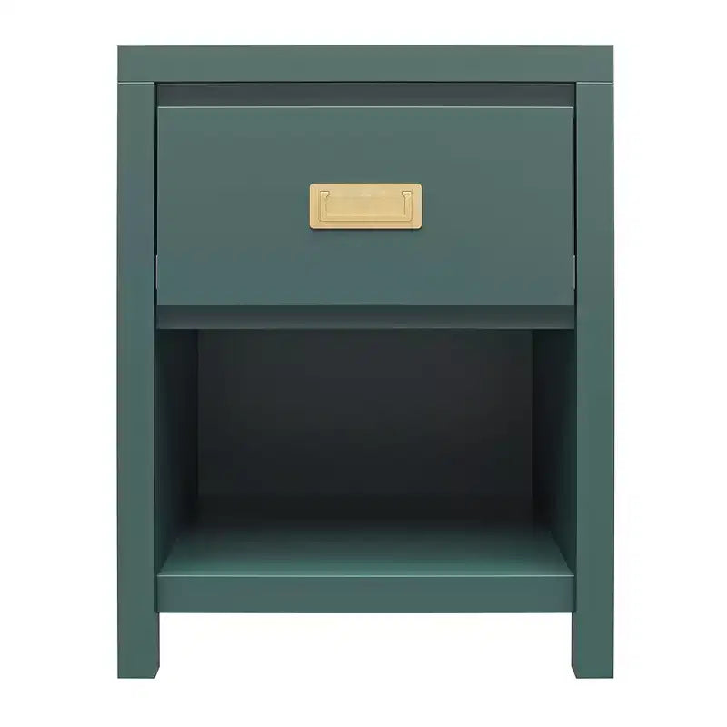 Avec son design épuré et moderne, cette table de chevet Haven à 1 tiroir offre un rangement pratique et une structure robuste, ce qui la rend idéale pour l'organisation.