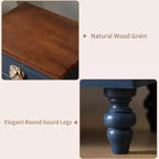 Table de chevet rustique à 3 tiroirs de style ferme vintage pour chambre à coucher ou salon
