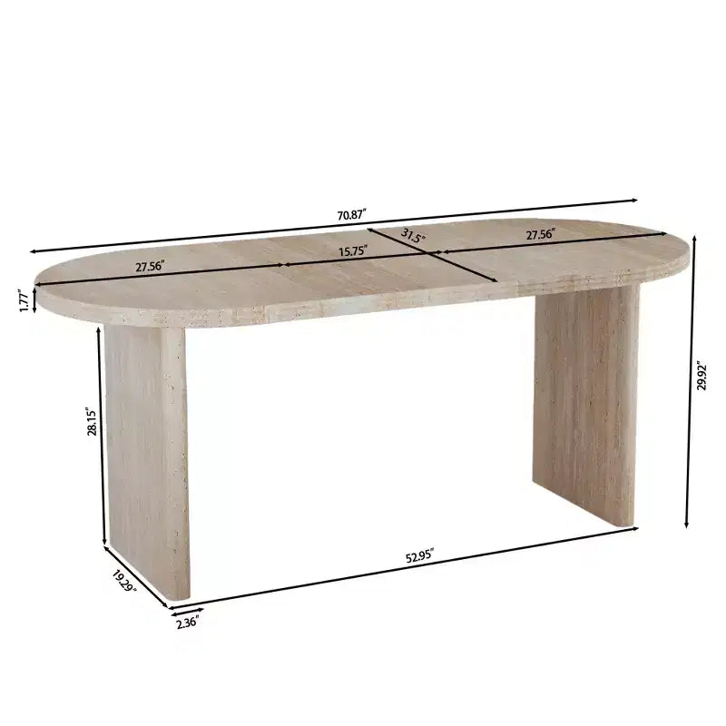 55.12-70.87Table à manger moderne extensible avec rallonges amovibles,Table de style milieu de siècle,Convient aux salles à manger