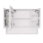 GDFStudio Ferguson Moderne Armoire à Pharmacie en Aluminium et Plastique 35,5x 27,5 pour Salle de Bain