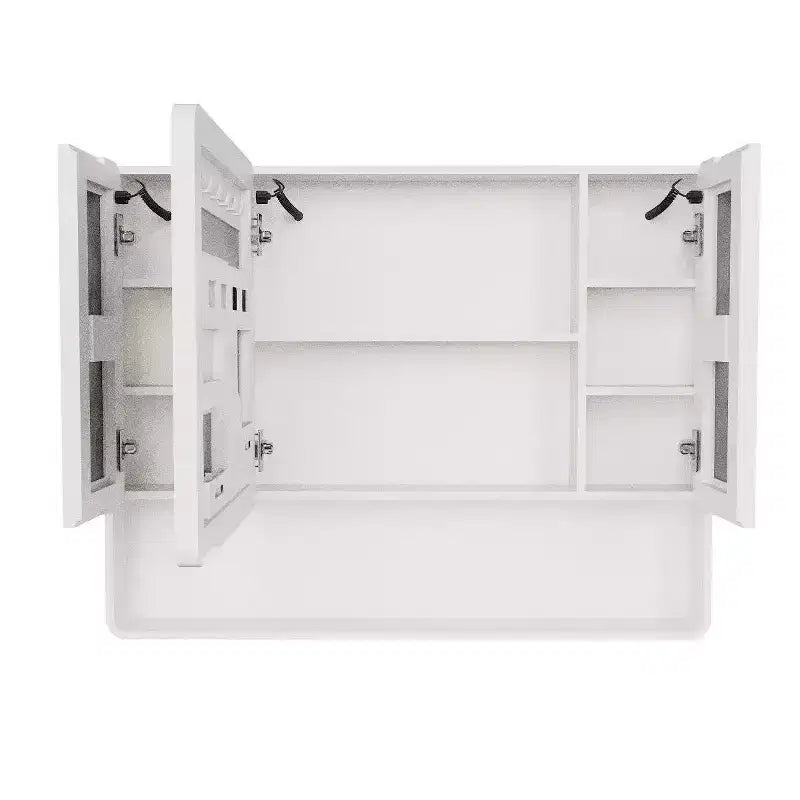 GDFStudio Ferguson Moderne Armoire à Pharmacie en Aluminium et Plastique 35,5x 27,5 pour Salle de Bain