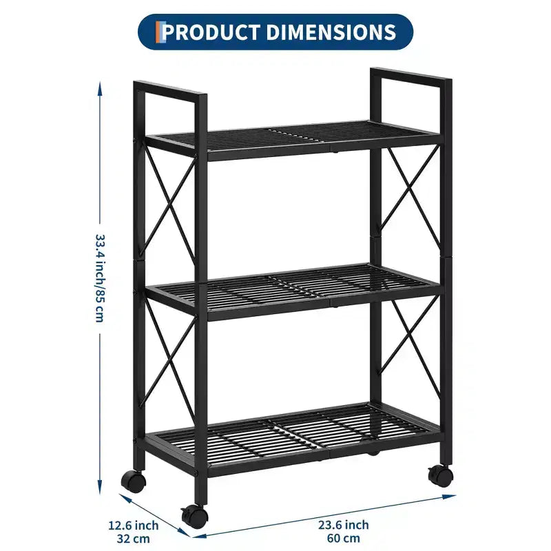 Meuble à Chaussures Étroit à 3 Niveaux  Structure Métallique Robuste et Étagères en Tissu Non-Tissé  Rangement à Chaussures Ajustable pour Entrée, Chambre