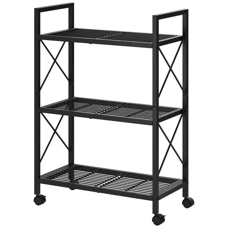 Meuble à Chaussures Étroit à 3 Niveaux  Structure Métallique Robuste et Étagères en Tissu Non-Tissé  Rangement à Chaussures Ajustable pour Entrée, Chambre