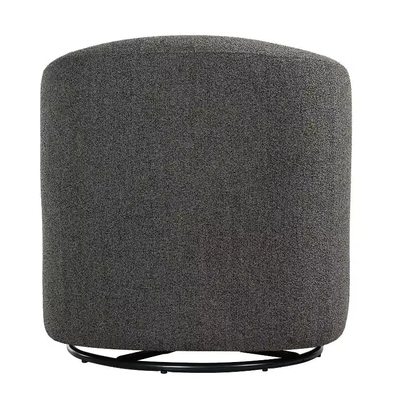 Fauteuil Pivotant à 360° - Fauteuil d'Appoint Rembourré avec Accoudoirs Ergonomique pour la Lecture Chaise Confortable avec Dossier Incurvé - ModernLuxe
