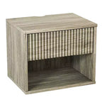 Table de chevet flottante Karl Home de 40,6 cm de large – 1 tiroir, 1 étagère – lot de 2