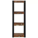 vidaXL Étagère murale multicolore en bois de récupération étagère murale carrée