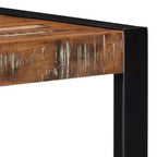 vidaXL Étagère murale multicolore en bois de récupération étagère murale carrée