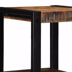 vidaXL Étagère murale multicolore en bois de récupération étagère murale carrée