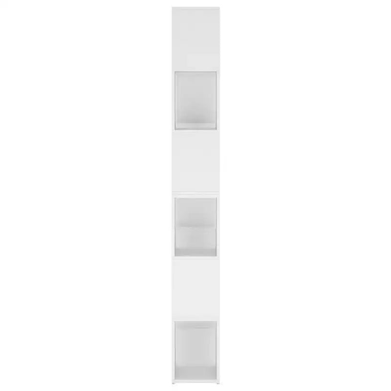 vidaXL Bibliothèque Séparateur de pièce Blanc Bois d'ingénierie 100x24x188 cm