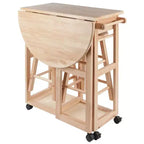 Ensemble 3 pièces Burnett Space Saver, hêtre - Winsome