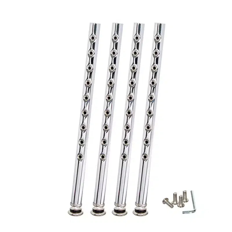 Lot de 2 tabourets de bar en acier robustes réglables de 81,3 à 99,1 cm avec dossier gris - Hampden Furnishings