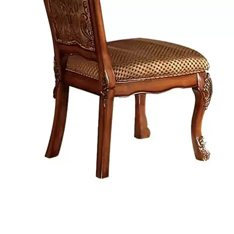Chaise de salle à manger Dresden Acme Furniture, finition chêne cerisier