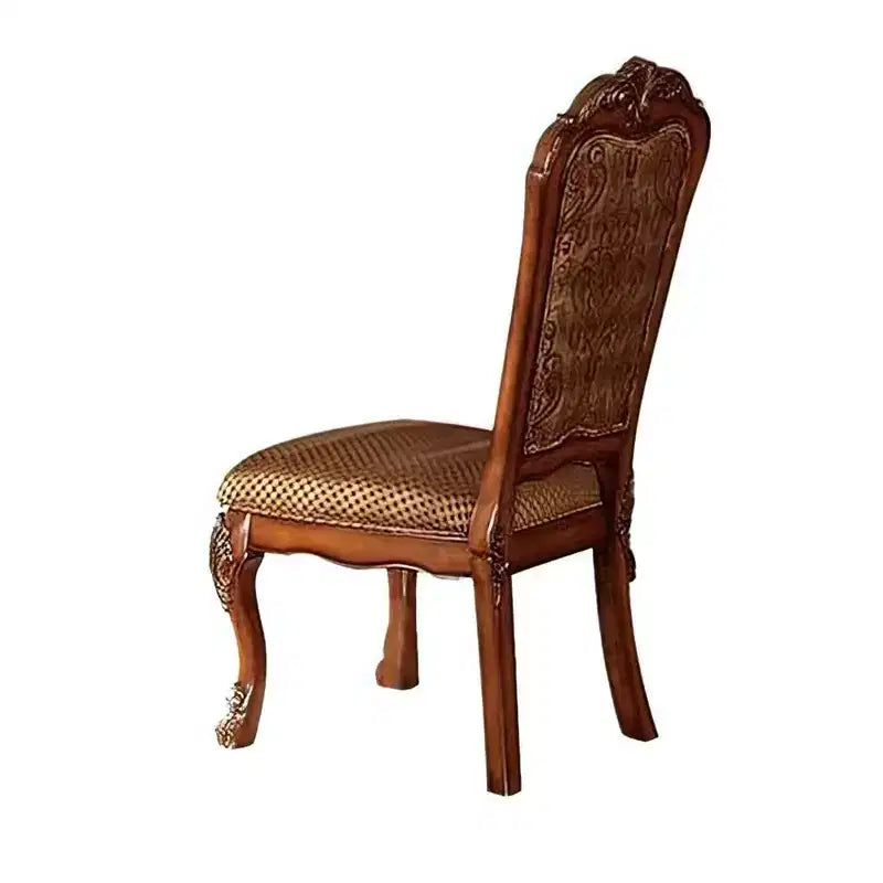 Chaise de salle à manger Dresden Acme Furniture, finition chêne cerisier