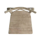 Lot de 2 chaises d'appoint en bois à dossier en X Keaton Beach - Picket House Furnishings : Modernes du milieu du siècle, structure en bois massif