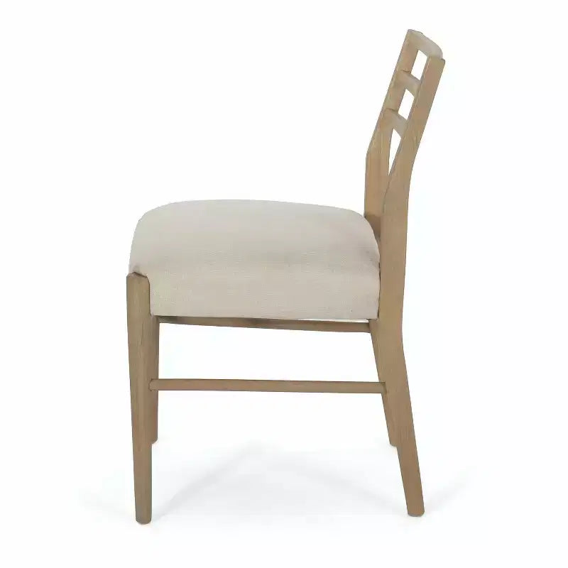 Christopher Knight Home Lot de 2 chaises de salle à manger Fescue en tissu de tweed gris clair/beige clair