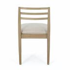 Christopher Knight Home Lot de 2 chaises de salle à manger Fescue en tissu de tweed gris clair/beige clair