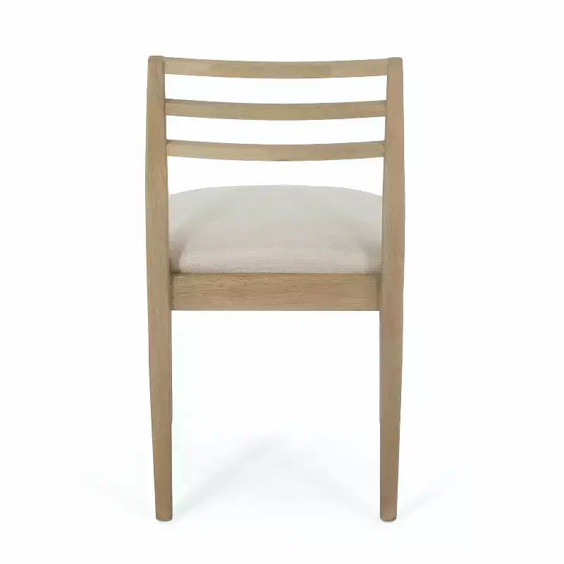 Christopher Knight Home Lot de 2 chaises de salle à manger Fescue en tissu de tweed gris clair/beige clair