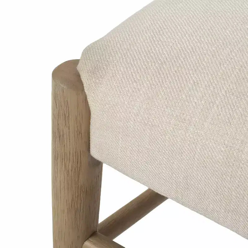 Christopher Knight Home Lot de 2 chaises de salle à manger Fescue en tissu de tweed gris clair/beige clair