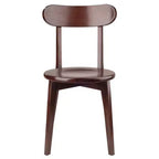 Ensemble repas Pauline 3 pièces Noyer - Winsome : Bois massif, Table carrée, 2 chaises
