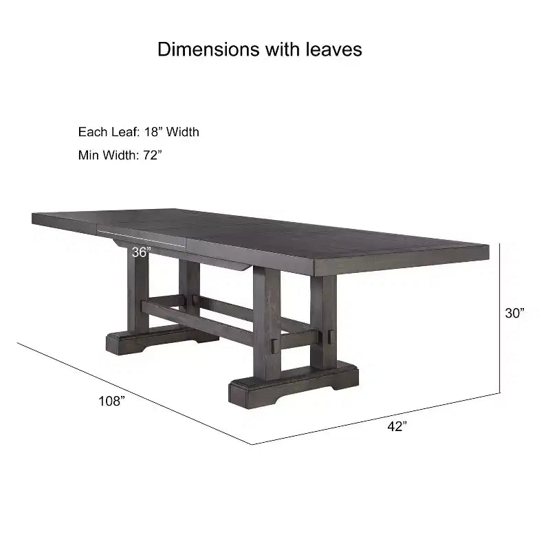 Ensemble de salle à manger 7 pièces Napa Dusky Cedar de Steve Silver Co. : Table rectangulaire, Chaises rembourrées, Fini placage