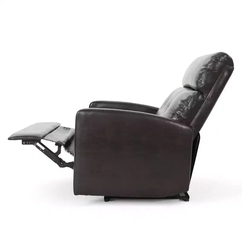 Fauteuil inclinable électrique 2 places en similicuir Halima - Marron - Christopher Knight Home : Fauteuil d'appoint rembourré, Nettoyage des taches