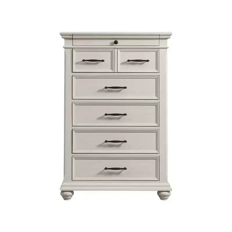Commode 6 tiroirs Brooks crème - Picket House Furnishings : Rangement vertical, Organisateur de chambre à coucher