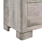 Commode à 6 tiroirs Adam avec miroir Gris - Picket House Furnishings : Style transitionnel, Doublure en velours