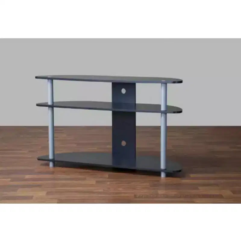 Meuble TV Orbit et Silver pour téléviseurs jusqu'à : Design contemporain, gestion des câbles, convient aux téléviseurs 40" - Baxton Studio
