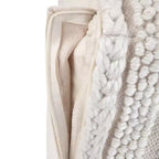 Pouf Silva Carré Naturel - WyndenHall : Tissé à la main, Durable, Léger, Aucun assemblage requis, Style Bohème