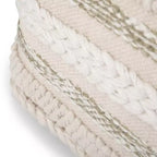 Pouf Silva Carré Naturel - WyndenHall : Tissé à la main, Durable, Léger, Aucun assemblage requis, Style Bohème