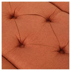 Pouf touffeté Dilwyn - Orange - Christopher Knight Home : Banc rembourré rectangulaire pour entrée