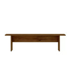 Banc de salle à manger Nomad de 172,5 cm, naturel - Manhattan Comfort : Style ferme rustique, 2 places