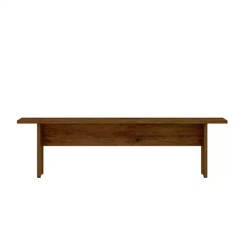Banc de salle à manger Nomad de 172,5 cm, naturel - Manhattan Comfort : Style ferme rustique, 2 places