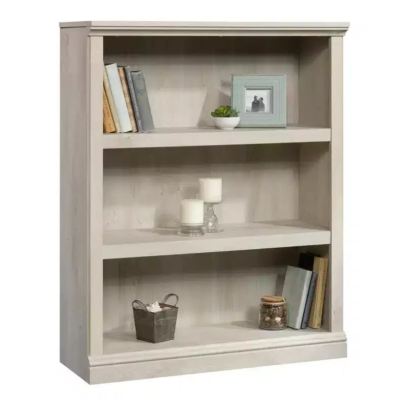 43.78 Bibliothèque décorative brune 3 étagères Châtaignier - Sauder