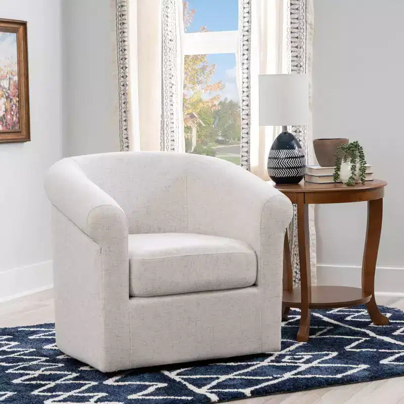 Chaise pivotante Powell Monahan coloris Bone