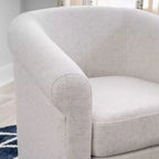 Chaise pivotante Powell Monahan coloris Bone
