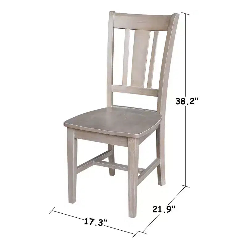 Petit bureau avec tiroir et chaise gris lavé/taupe - International Concepts