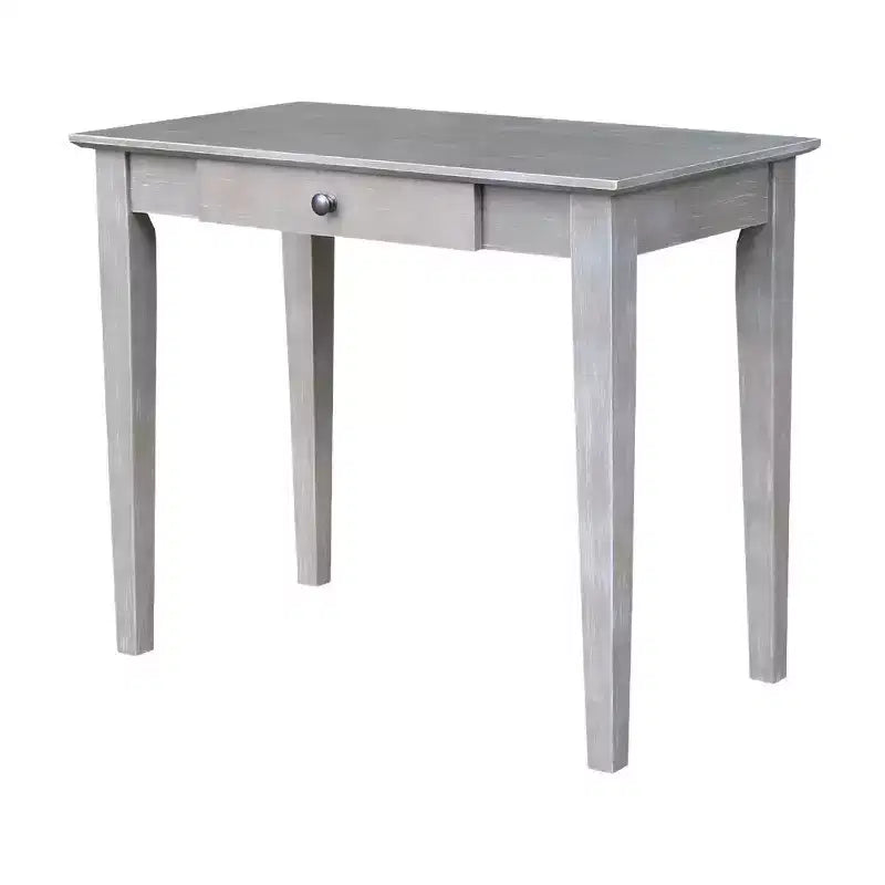 Petit bureau avec tiroir et chaise gris lavé/taupe - International Concepts