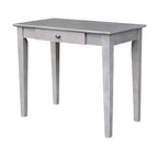Petit bureau avec tiroir et chaise gris lavé/taupe - International Concepts