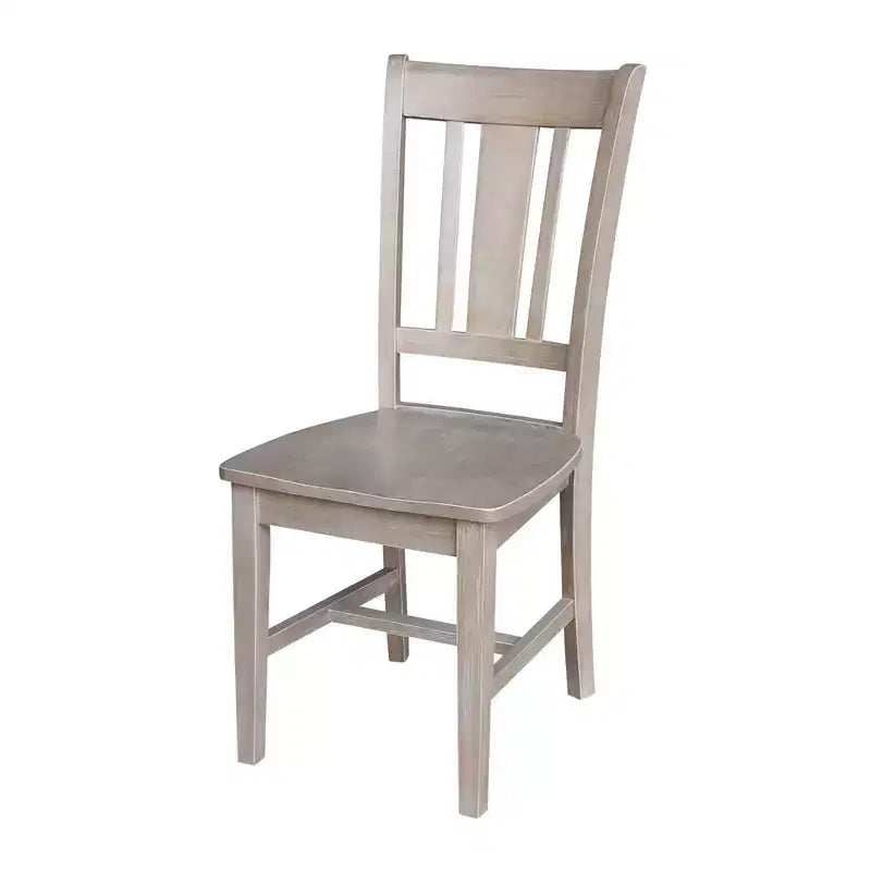 Petit bureau avec tiroir et chaise gris lavé/taupe - International Concepts