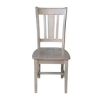 Petit bureau avec tiroir et chaise gris lavé/taupe - International Concepts
